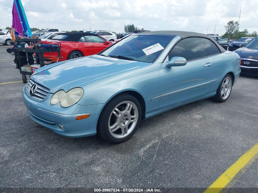 2004 Mercedes-Benz Clk 320 VIN: WDBTK65G74T020975 Lot: 39987534