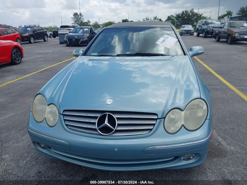 WDBTK65G74T020975 | 2004 MERCEDES-BENZ CLK 320