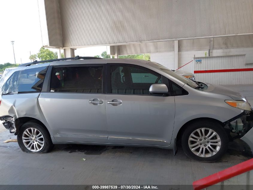 2015 Toyota Sienna Xle 8 Passenger VIN: 5TDYK3DC7FS555763 Lot: 39987539