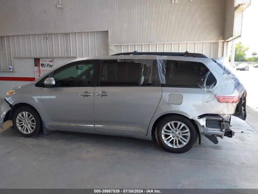 2015 Toyota Sienna Xle 8 Passenger VIN: 5TDYK3DC7FS555763 Lot: 39987539