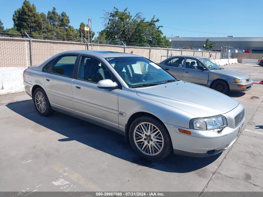 2002 Volvo S80 2.9 VIN: YV1TS92D521270912 Lot: 39987560