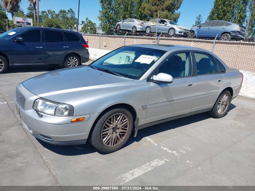 2002 Volvo S80 2.9 VIN: YV1TS92D521270912 Lot: 39987560