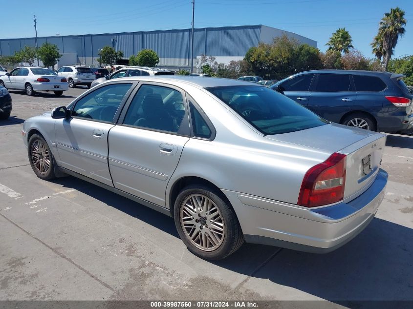 2002 Volvo S80 2.9 VIN: YV1TS92D521270912 Lot: 39987560