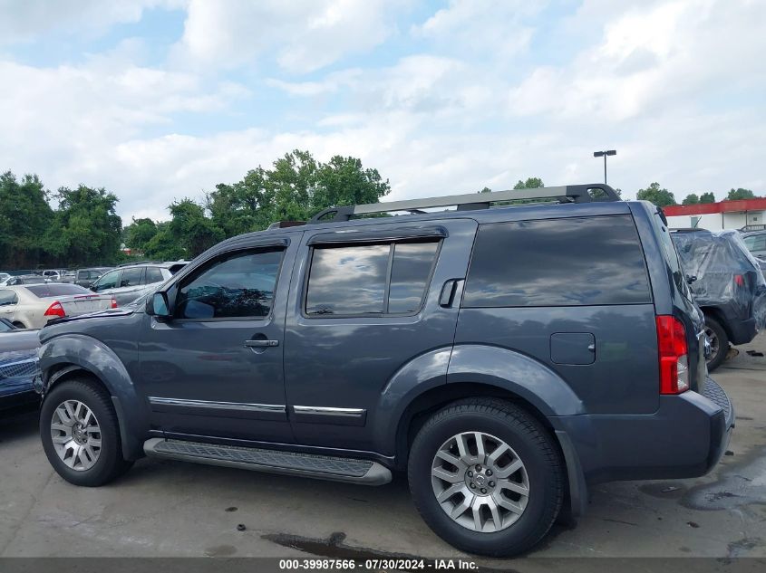 2012 Nissan Pathfinder Le VIN: 5N1AR1NB9CC634593 Lot: 39987566