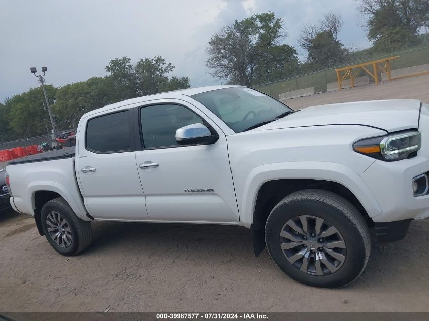 2020 Toyota Tacoma Limited VIN: 3TMGZ5AN5LM292306 Lot: 39987577