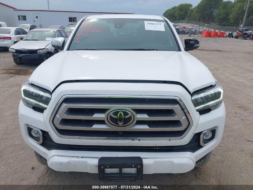 2020 Toyota Tacoma Limited VIN: 3TMGZ5AN5LM292306 Lot: 39987577