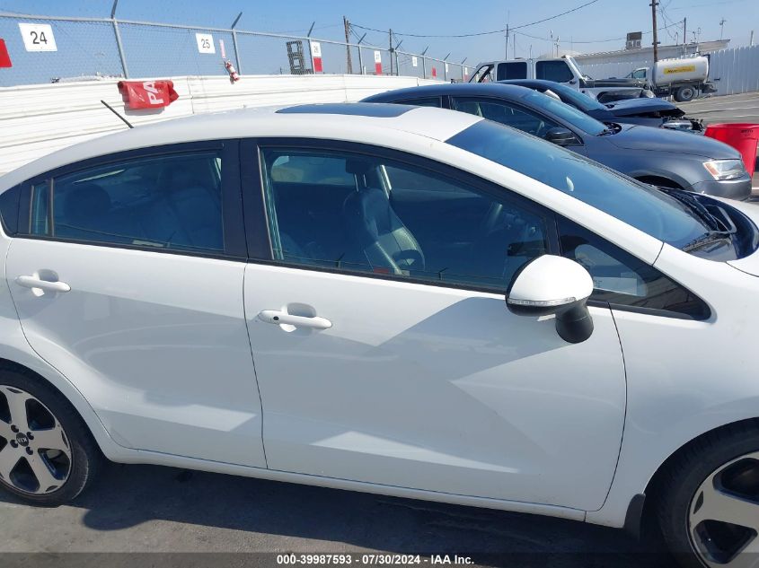 2012 Kia Rio Sx VIN: KNADN4A30C6055632 Lot: 39987593