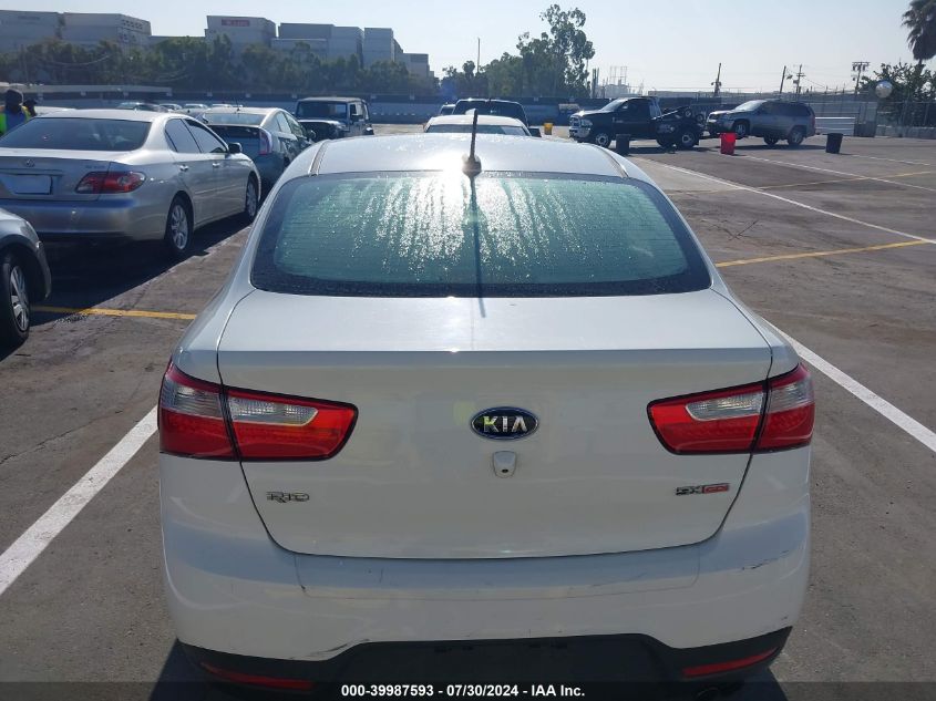 2012 Kia Rio Sx VIN: KNADN4A30C6055632 Lot: 39987593