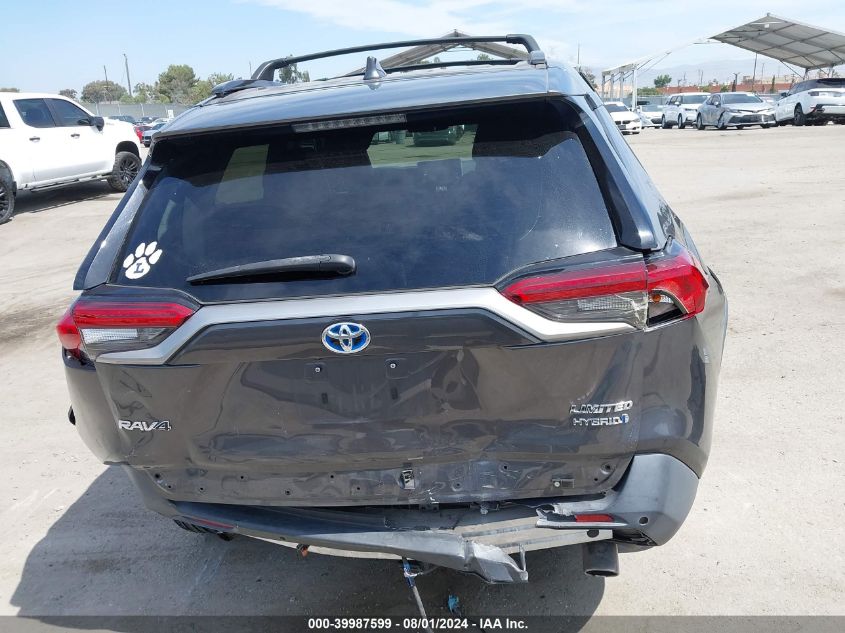 2020 Toyota Rav4 Hybrid Limited VIN: 2T3DWRFV1LW059324 Lot: 39987599