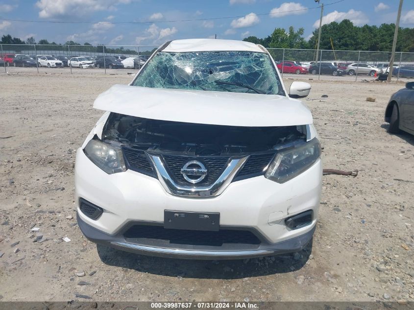 2014 Nissan Rogue S VIN: 5N1AT2MK6EC795852 Lot: 39987637