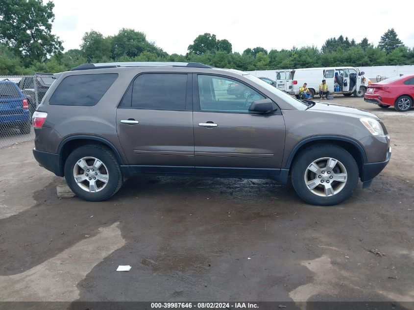 2012 GMC Acadia Sle VIN: 1GKKRPED0CJ244883 Lot: 39987646