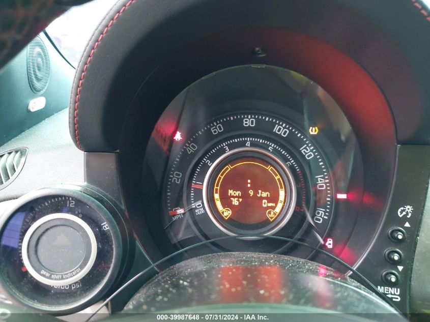 2013 Fiat 500 Abarth VIN: 3C3CFFFH9DT551603 Lot: 39987648