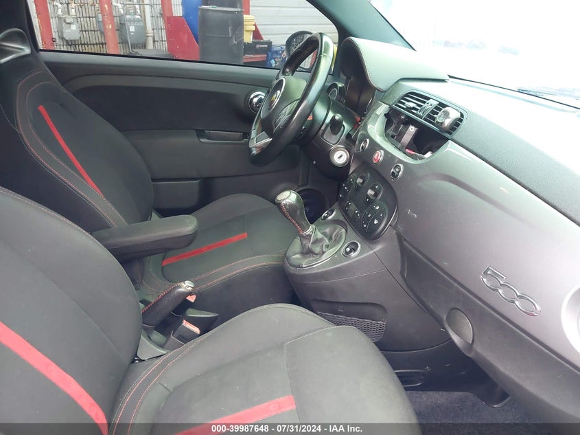 2013 Fiat 500 Abarth VIN: 3C3CFFFH9DT551603 Lot: 39987648