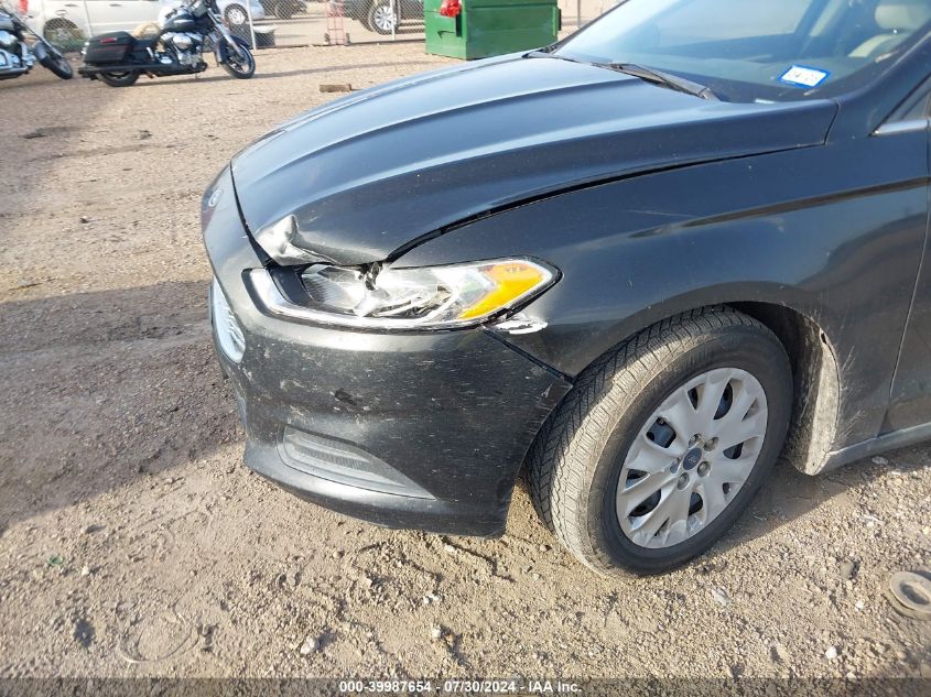 2013 Ford Fusion S VIN: 3FA6P0G74DR342720 Lot: 39987654