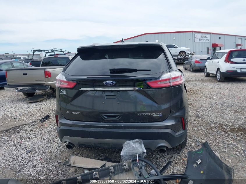 2019 Ford Edge Titanium VIN: 2FMPK4K93KBC02727 Lot: 39987658