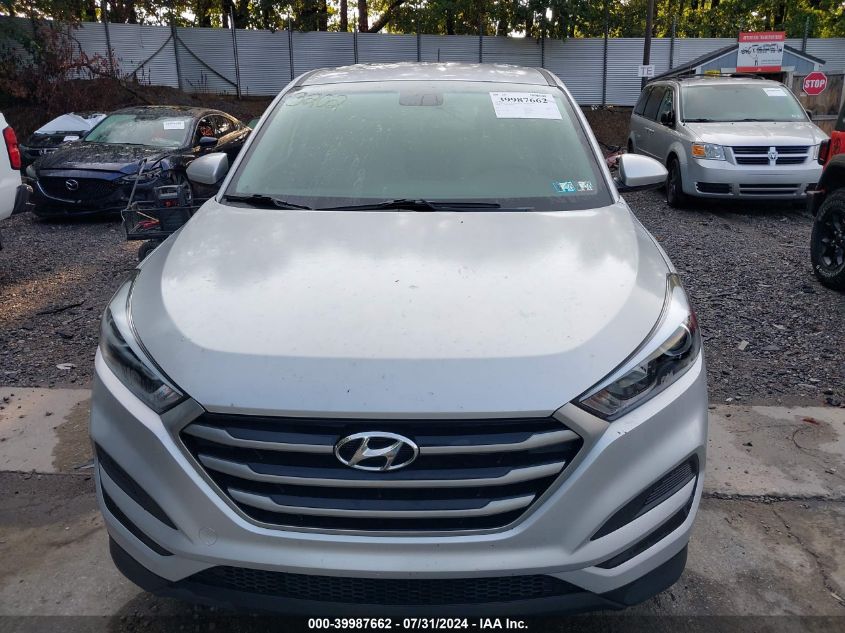 2018 Hyundai Tucson Se VIN: KM8J2CA41JU693202 Lot: 39987662