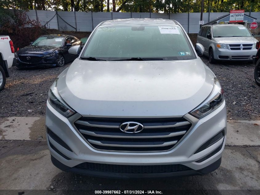 2018 Hyundai Tucson Se VIN: KM8J2CA41JU693202 Lot: 39987662
