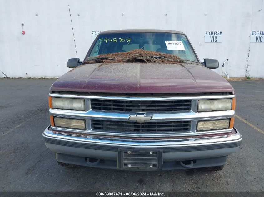 1999 Chevrolet Suburban 1500 Lt VIN: 1GNFK16R3XJ406799 Lot: 39987671