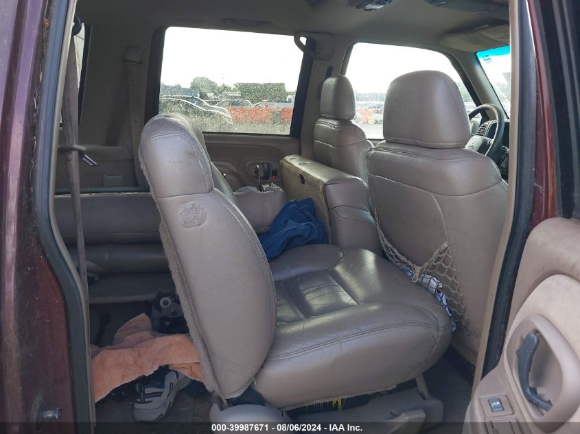 1999 Chevrolet Suburban 1500 Lt VIN: 1GNFK16R3XJ406799 Lot: 39987671