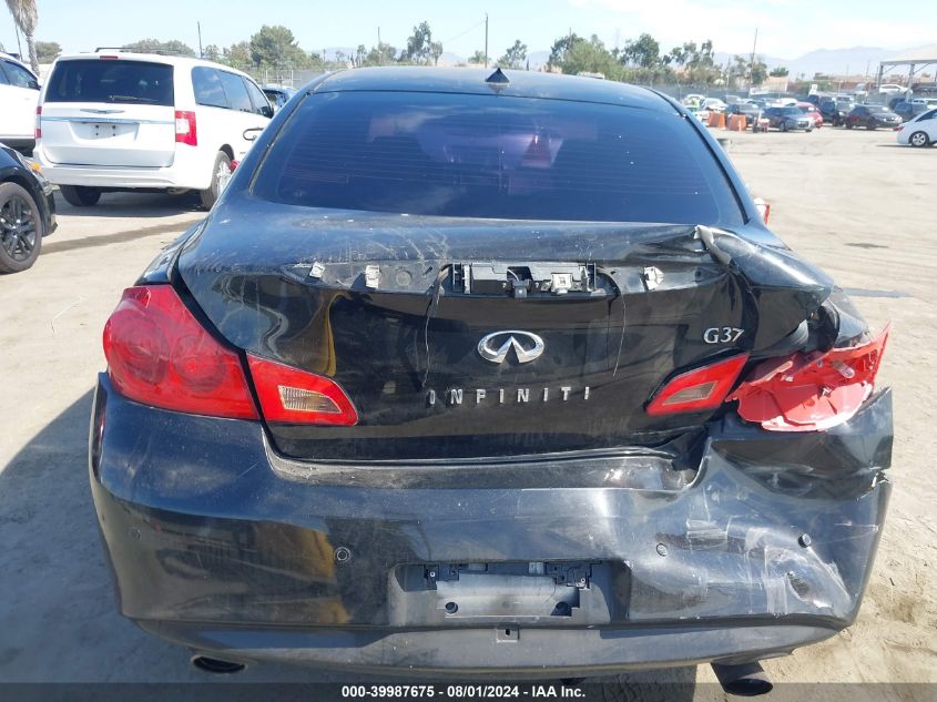 2011 Infiniti G37 Journey VIN: JN1CV6AP8BM505280 Lot: 39987675