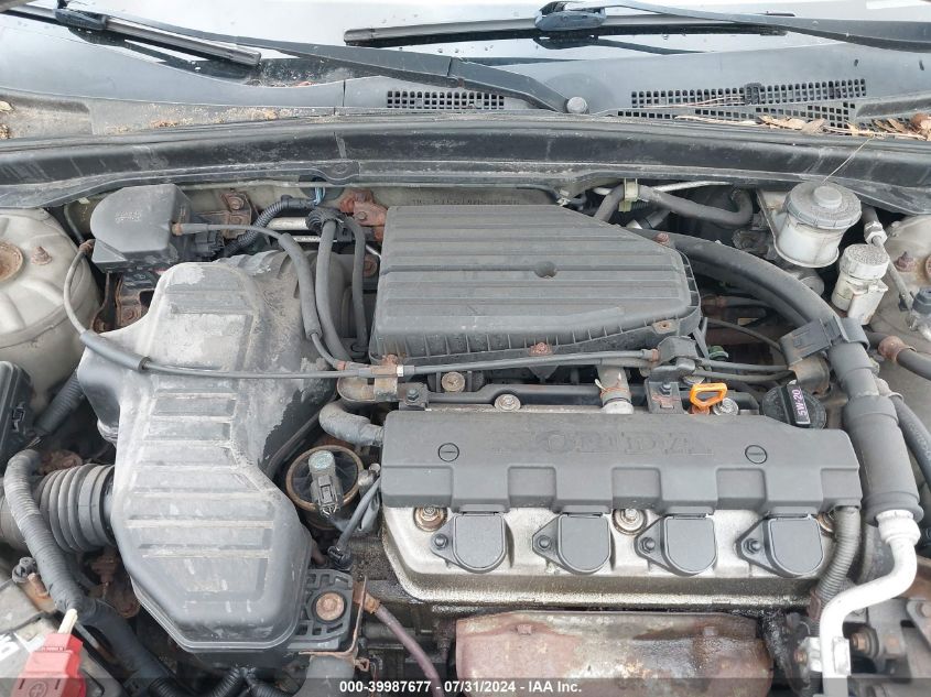 2004 Honda Civic Lx VIN: 2HGES15514H582946 Lot: 39987677