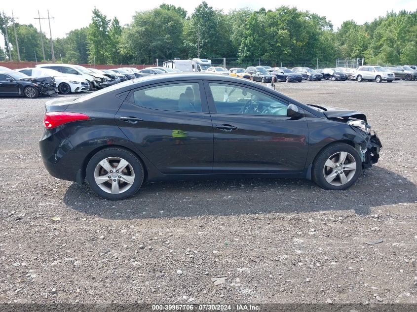 2013 Hyundai Elantra Gls VIN: 5NPDH4AE6DH168200 Lot: 39987706