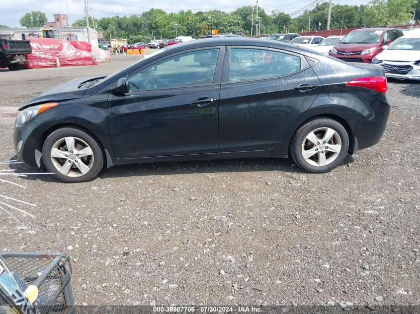 2013 Hyundai Elantra Gls VIN: 5NPDH4AE6DH168200 Lot: 39987706