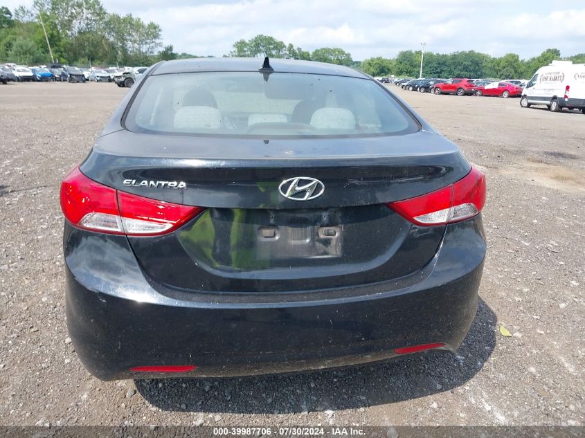 2013 Hyundai Elantra Gls VIN: 5NPDH4AE6DH168200 Lot: 39987706