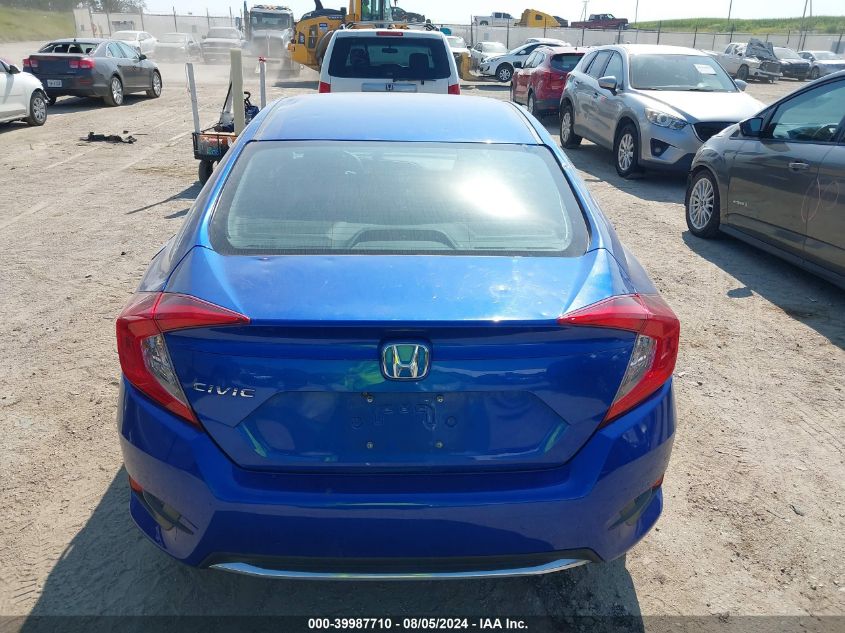 2020 Honda Civic Lx VIN: 19XFC2F6XLE203370 Lot: 39987710