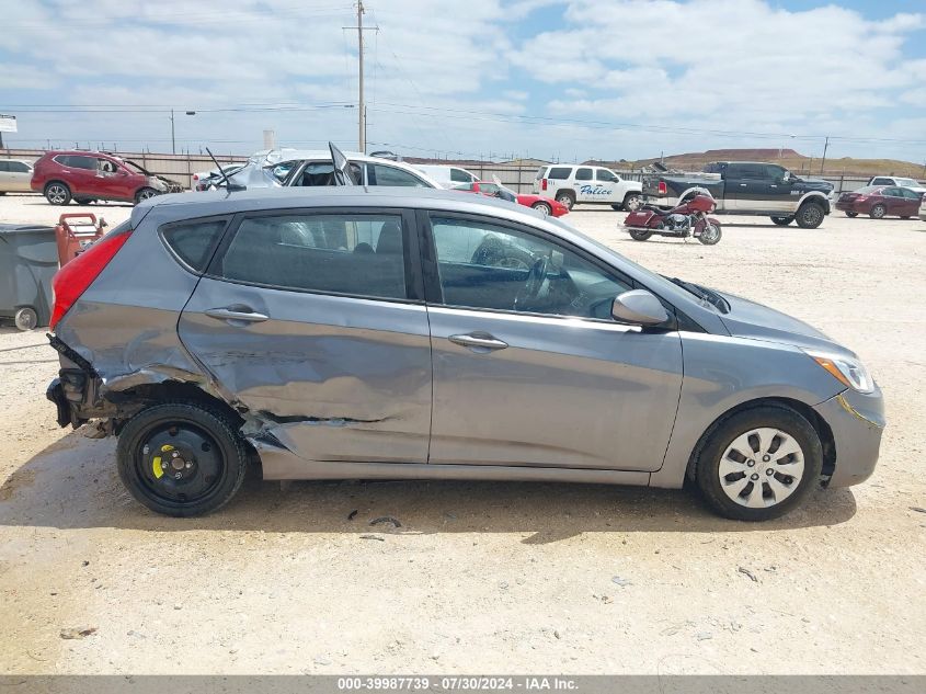 2017 Hyundai Accent Se VIN: KMHCT5AEXHU310216 Lot: 39987739