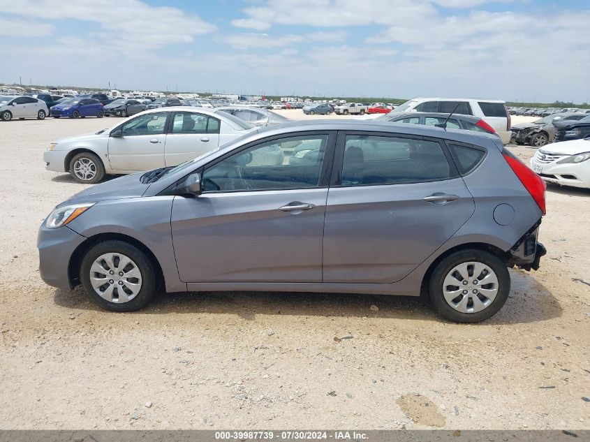 2017 Hyundai Accent Se VIN: KMHCT5AEXHU310216 Lot: 39987739