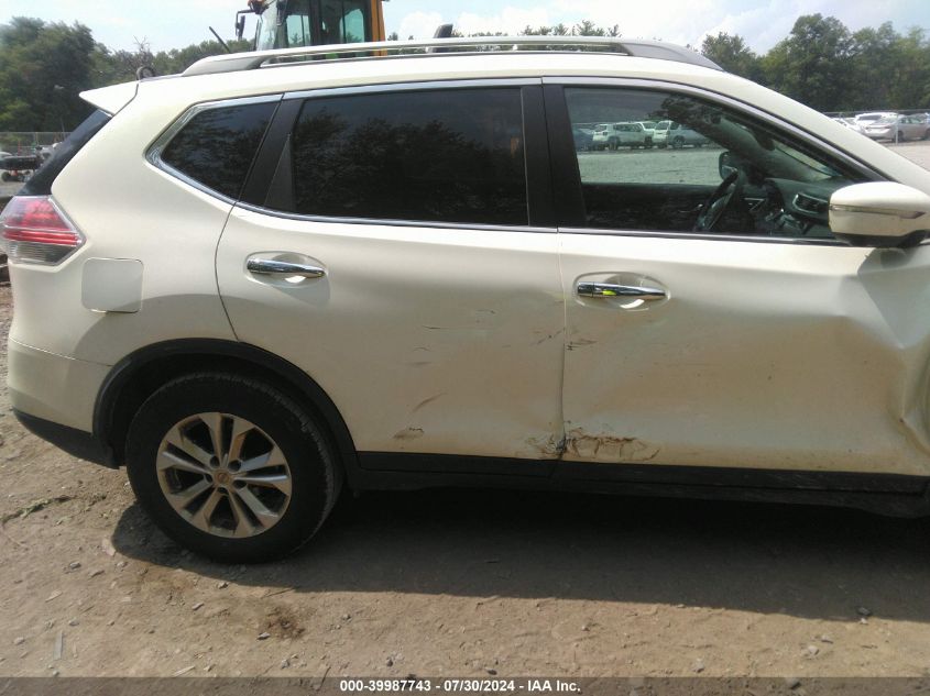 2014 Nissan Rogue Sv VIN: 5N1AT2MV8EC855155 Lot: 39987743