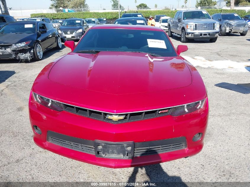 2014 Chevrolet Camaro 1Lt VIN: 2G1FB1E34E9189187 Lot: 39987815