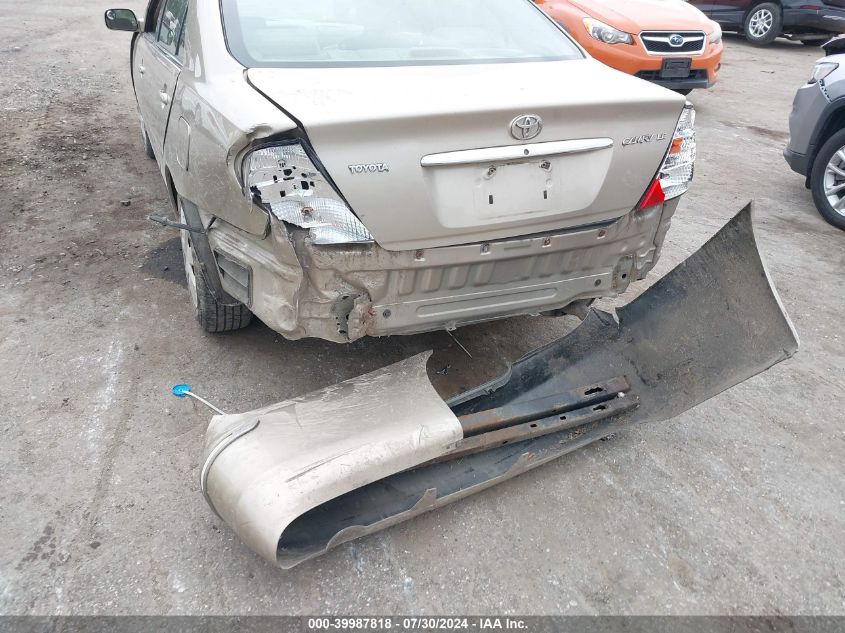 2003 Toyota Camry Le VIN: 4T1BE32K23U250617 Lot: 39987818