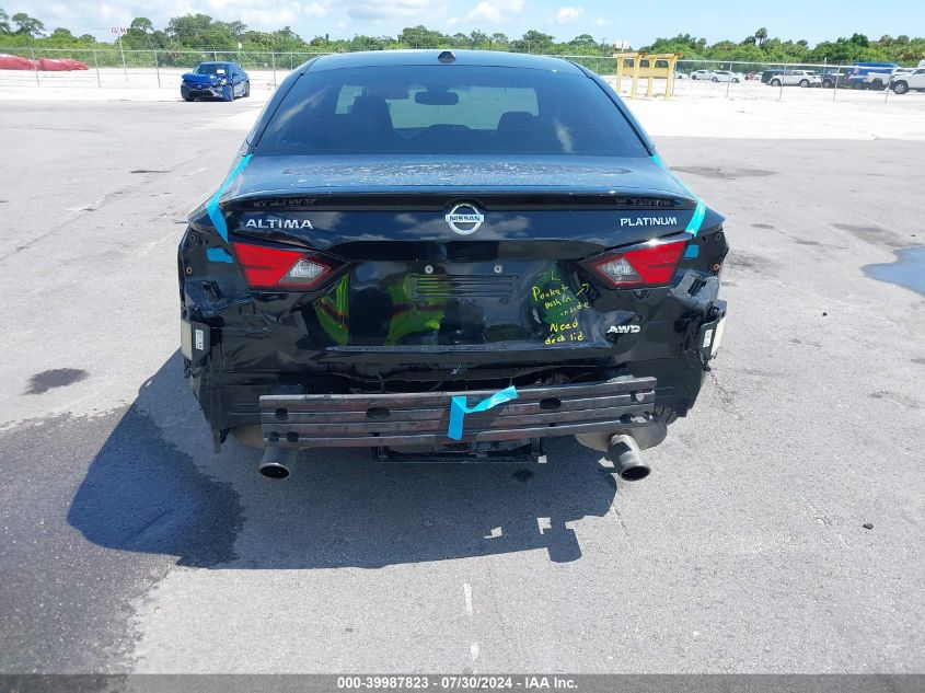 1N4BL4FW2KC188224 2019 Nissan Altima 2.5 Platinum