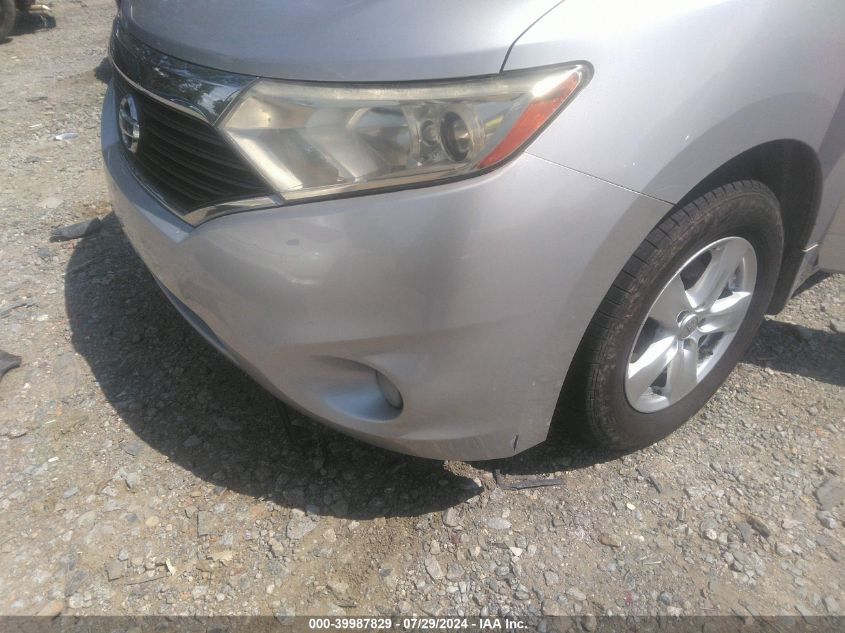 2013 Nissan Quest Sv VIN: JN8AE2KP4D9062423 Lot: 39987829