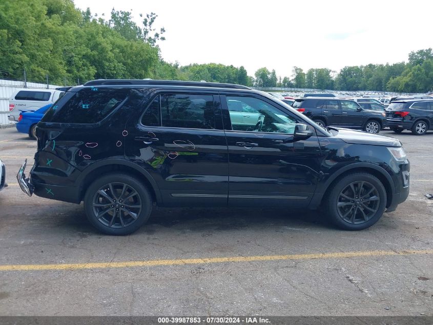 2017 Ford Explorer Xlt VIN: 1FM5K8D83HGA98602 Lot: 39987853