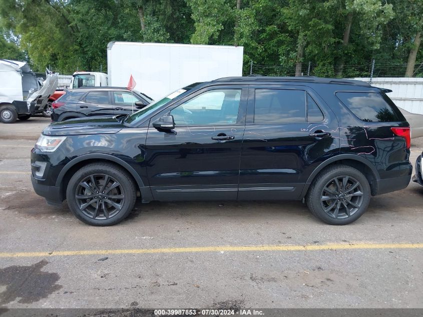 2017 Ford Explorer Xlt VIN: 1FM5K8D83HGA98602 Lot: 39987853