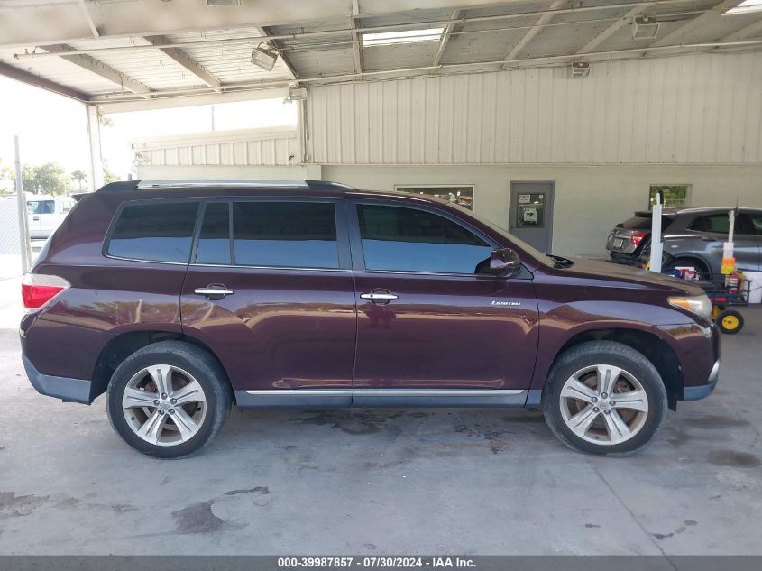 2012 Toyota Highlander Limited VIN: 5TDYK3EH0CS077188 Lot: 39987857