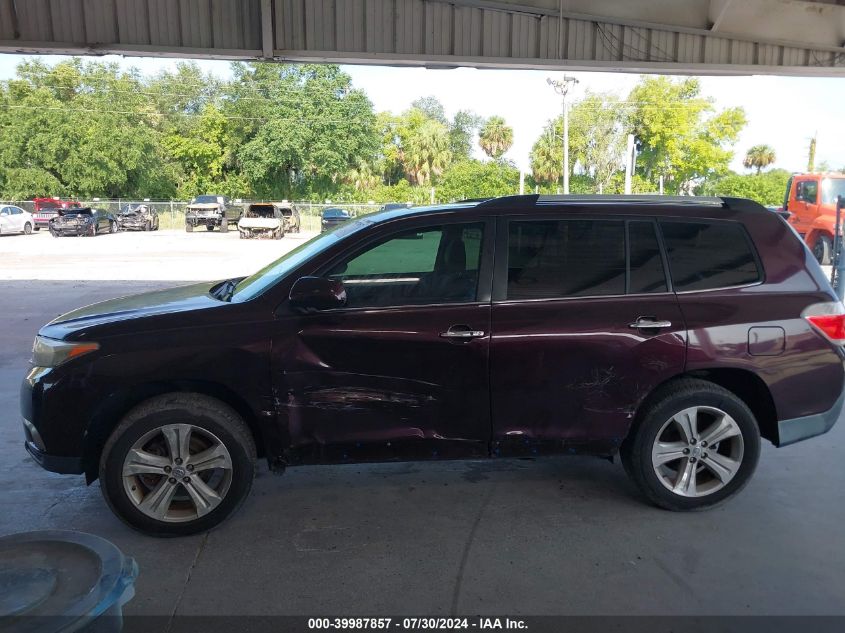 2012 Toyota Highlander Limited VIN: 5TDYK3EH0CS077188 Lot: 39987857