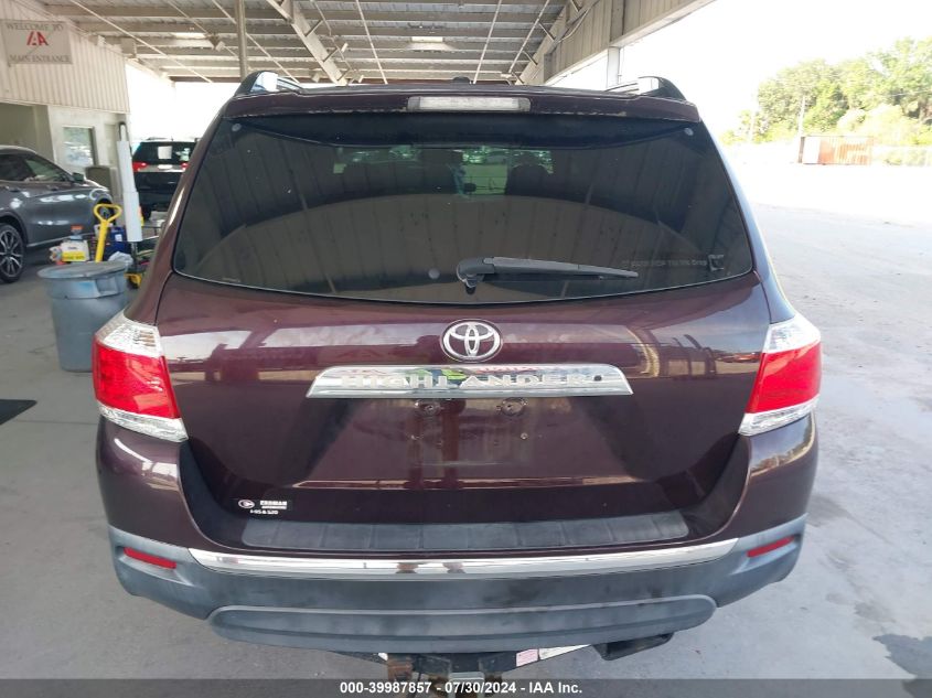 2012 Toyota Highlander Limited VIN: 5TDYK3EH0CS077188 Lot: 39987857