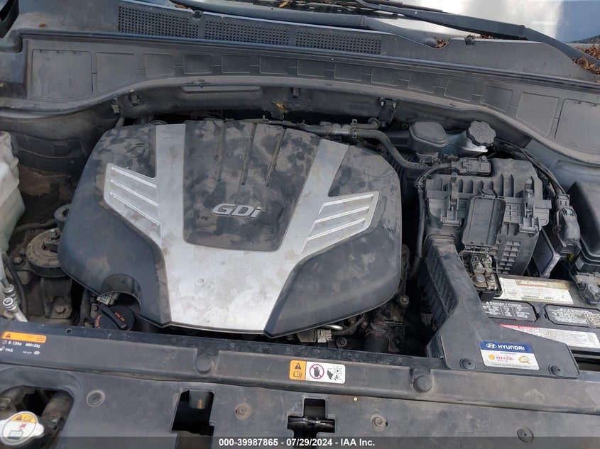 2013 Hyundai Santa Fe Gls VIN: KM8SN4HF7DU005023 Lot: 39987865