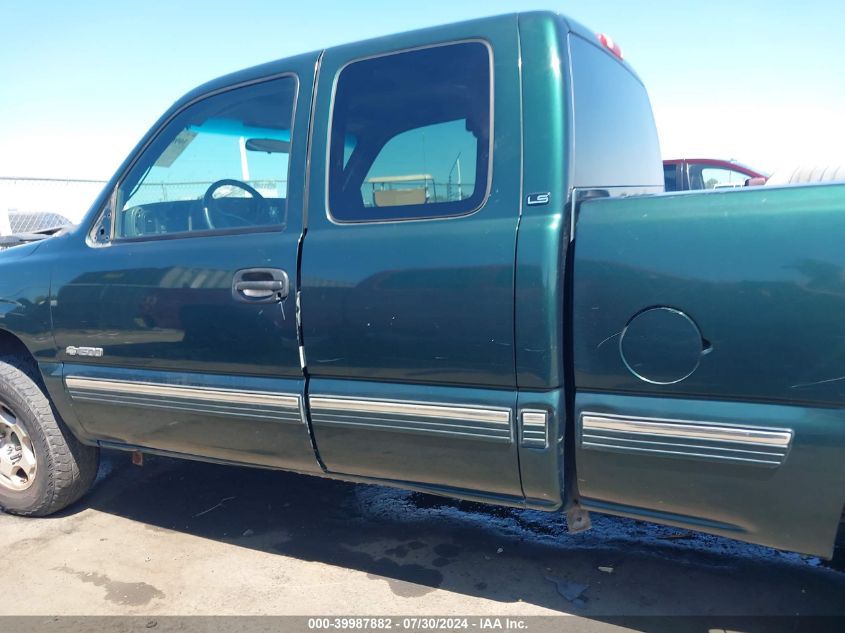 2001 Chevrolet Silverado 1500 Ls VIN: 2GCEK19T811271266 Lot: 39987882