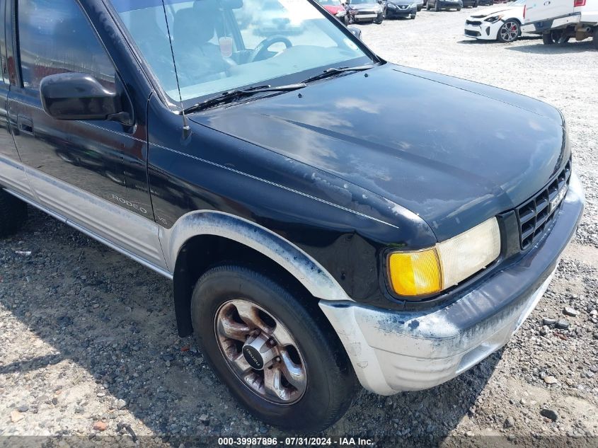 1999 Isuzu Rodeo Ls/Lse/S 3.2L VIN: 4S2CK58W3X4325505 Lot: 39987896