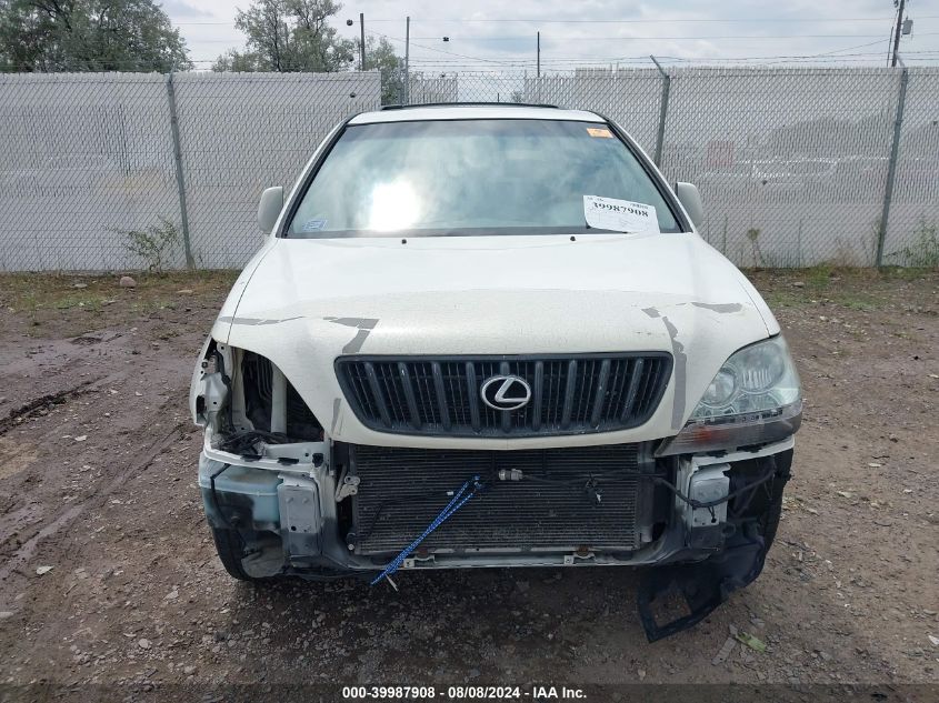 2001 Lexus Rx 300 VIN: JTJHF10U310168207 Lot: 39987908