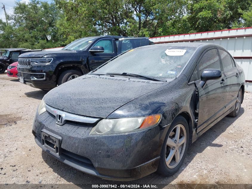2008 Honda Civic Sdn Lx VIN: 1HGFA16578L093725 Lot: 39987942
