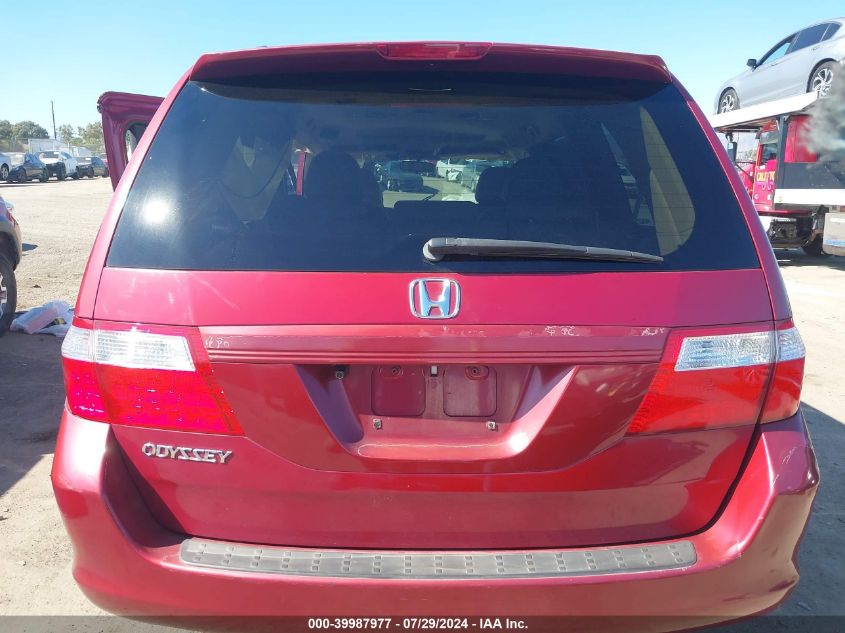 2006 Honda Odyssey Ex-L VIN: 5FNRL38676B426920 Lot: 39987977