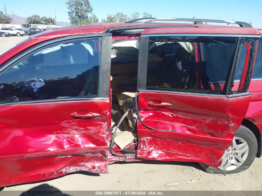 2006 Honda Odyssey Ex-L VIN: 5FNRL38676B426920 Lot: 39987977