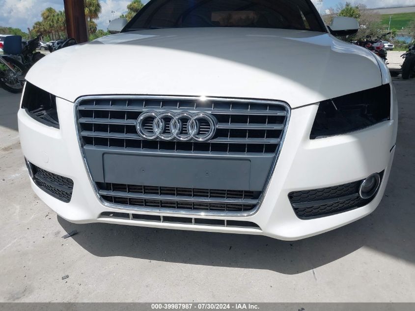 2012 Audi A5 2.0T Premium VIN: WAULFAFR8CA024081 Lot: 39987987