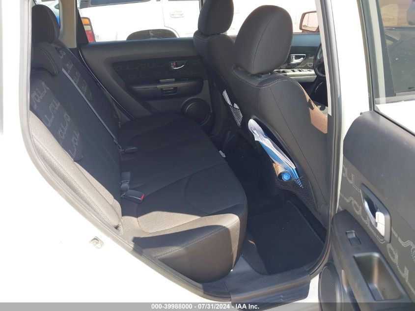 2012 Kia Soul + VIN: KNDJT2A66C7460835 Lot: 39988000